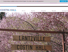 Tablet Screenshot of costinhall.com